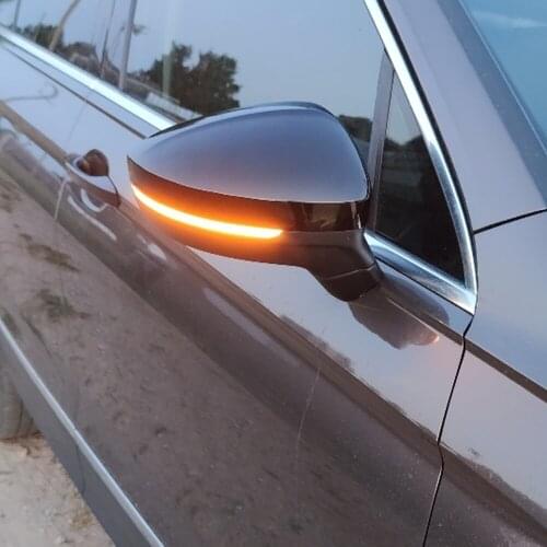 LED Side Wing Dynamic Turn Signal Light Rearview Mirror Indicator For Volkswagen for VW Tiguan MK2 II R 5N 2017-2019 arrow light