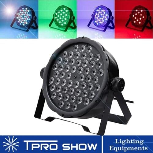 54 LED Stage Light RGBW Crystal Magic Ball Bulb DMX Par Light 110-240V Disco Club Party Light Strobe Dimming Lighting Change