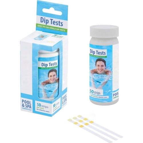50 Strips Swimming Pool PH Test Paper 3 In 1 Multiple Water Hardness Swimming Pool Spa Chlorine Test Strips beautifully