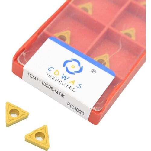 TCMT110208 MTM PC4025 Carbide insert Internal Turning Tools Lathe cutter Tool turning insert For processing steel parts