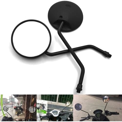 Universal 10 mm round motorcycle accessories scooter Snowmobile rearview mirror For YAMAHA MT-07/FZ-07 FJ-09 MT-09/SR/FZ-09 FZ1