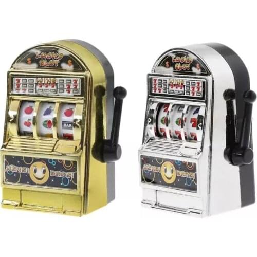 1Piece Casino Lucky Jackpot for Fun Birthday Gift Children' S Fruit Slot Machine Mini Toy Funny Gags Practical Jokes Toy Party