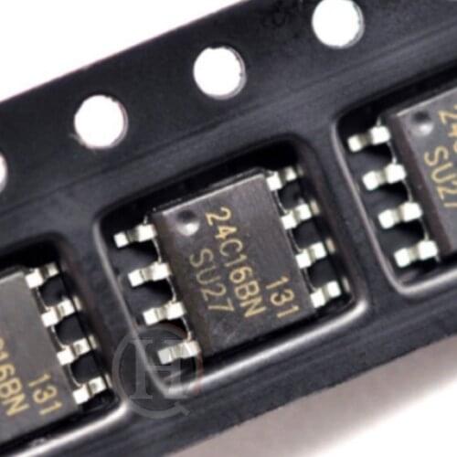 20PCS/LOT 24C16 24C16N AT24C16 24C16 24C16B Storage Chip IC SMD SOP-8 New