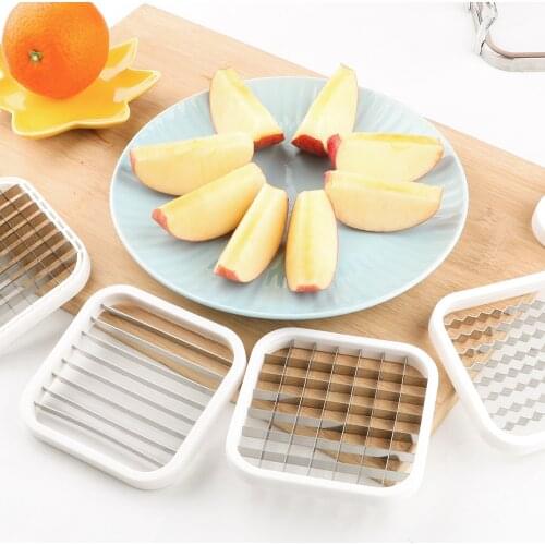 5Pcs/Set Multi-Functional Stainless Steel Vegetable & Fruits Cutter Slicer Kitchen Tools for Apple Pear Potato Chips