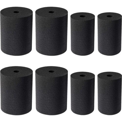 8Pcs Cup Turner Foam Black Cup Turner Foam Cup Tumbler Fixing Turner Foam Locate Spinner Foam Cup Turner Sponge 10-40 Oz