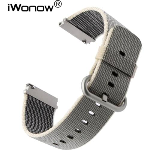 22mm Quick Release Nylon Watchband for Fossil Diesel DZ Timex Armani CK Watch Band Fabric Strap Wrist Bracelet Black Blue Brown
