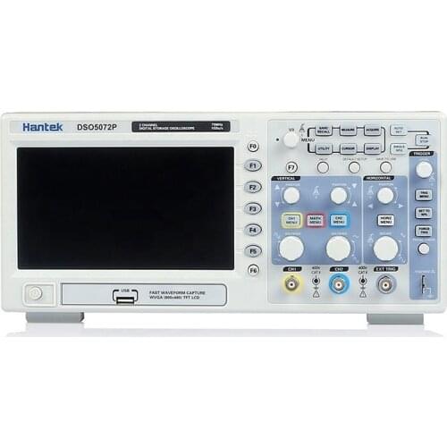 Hantek DSO5072P 70MHz 1GSa/s 2CH Signal Waveform Real Time Sample Rate Digital Oscilloscope