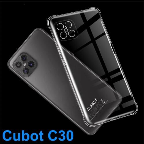 For Cubot C30 Back Cover TPU Case Protector Telefon Funda Shell For Cubot C 30 c30 Glass Bumper Protection Case Silicone Cover
