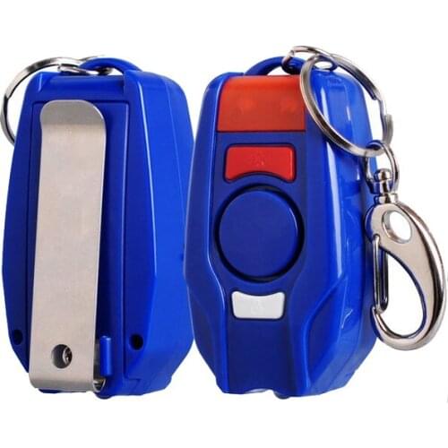 Hot Alarm 120DB Girl Women Security Protect Keychain LED Light Emergency Safe Sound Anti-Attack Personal Alarm