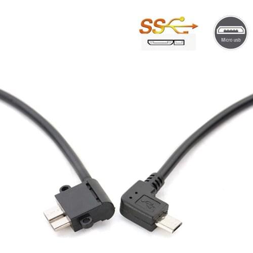 Micro usb 2.0 to USB 3.0 Micro B Cable Connector For Hard Drive Smartphone CELL PHONE PC