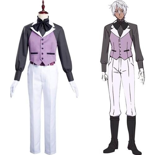 Anime The Case Study of Vanitas Noé Archiviste Cosplay Costume Shirt Vest Pants Outfits Halloween Carnival Suit
