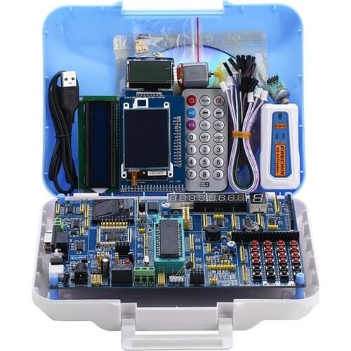 51 MCU development board 51 MCU learning board avr MCU experiment board arm stm32 A7 dual core [51+STM8]
