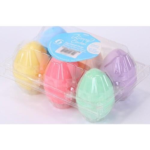 1 Set Dustless Chalk Children Kids Pavements Sticks Assorted Colors Art Floor Chalks Office School Supplie Egg-shaped Chalk Ball