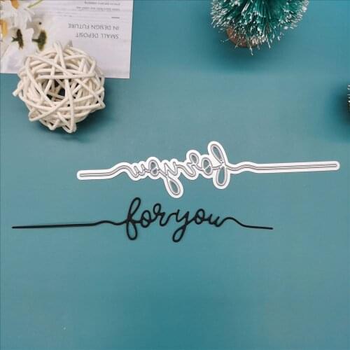 Letter metal Greeting card cutting dies cut die mold background decoration Scrapbook paper craft knife mould blade punch stencil