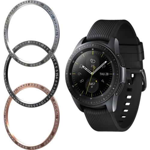 Metal Bezel Ring Cases For Samsung Galaxy Watch 46mm/42mm Bezel Gear S2 S3 Ring Cover Protection For For Galaxy Watch 42 46mm