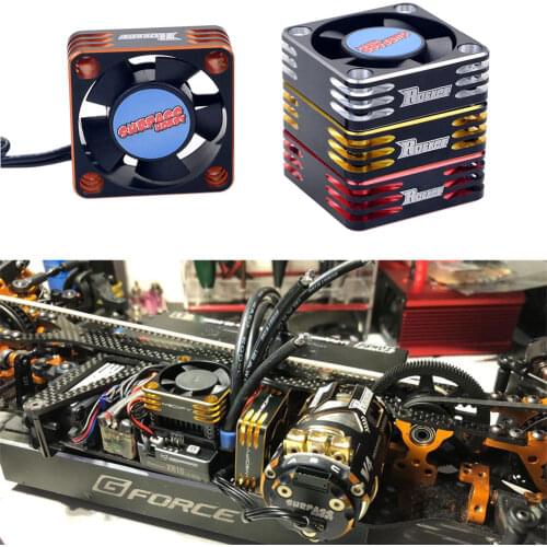 30MM Metal Cooling Fan Heat Sink for 1/10 Model Car Axial SCX10 TRX4 D90 YK4102 Capra 3650 540 Motor ESC Upgraded Accessories