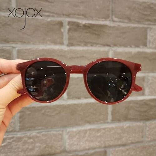 XojoX Fashion Round Children Sunglasses Boys Girls Vintage Sun Glasses Kids Anti-UV Goggles Colorful Lovely Baby Eyeglasses