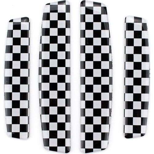 4pcs/Set Car Door Anti Scratch Protection Stickers Emblem For Volvo Volkswagen Passat Tiguan BYD F3 Skoda Fabia Car Accessories