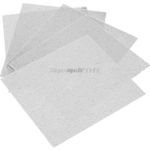 5Pcs/Set 12x12cm/4.7x4.7inch Microwave Oven Mica Plates Repairing Part heat Resistance Dropship