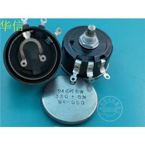 5W WX-050 Wirewound Potentiometer WX112 5W 33R switch
