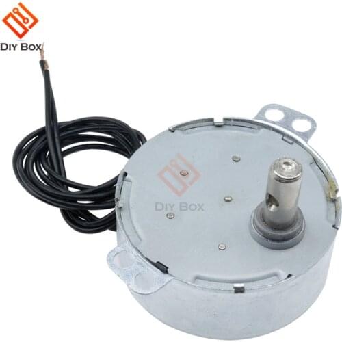 AC 220-240V 50/60Hz Synchronous Motor 5-6RPM Robust Torque 4W CW/CCW TYC-50 AC 220V 240V Motor Synchronous Motor