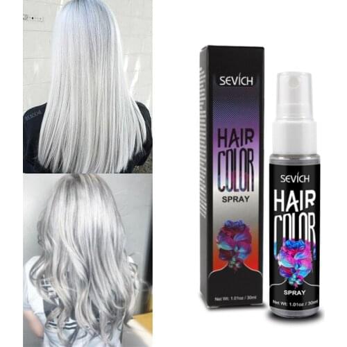 5 Color Hair Color Spray Instant Hair Color Styling Product One-time Hair Dry Color Fashion Beauty Makeup 30ml