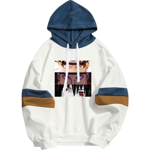 Anime Sweatshirt Uchiha Sasuke Sakura Pain Eyes Men Women Hoodies Unisex Sweatshirt Fleece Warm Streetwear Dropship Clothing