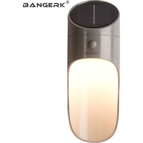 Outdoor Solar Light Induction LED Wall Lamp Decor Home Lighting Waterproof Wall Sconce Balcony Courtyard Landscape Door Lamps