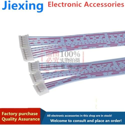 10pcs PH2.0mm double-head red and white row 2P3P4P5P6P7P8P terminal wire electronic wire connection wire flat wire harness