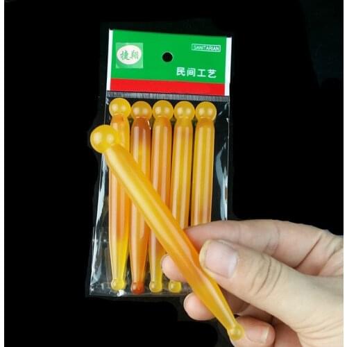 10 pcs/Pack Face Beauty massage eye Care muscle dial ribs stick Meridian acupoint pen facial scraping Eye dialing pull bar