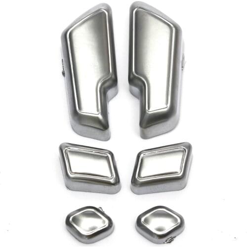 6Pcs Chrome Car Door Seat Adjust Buttons Switch For Mercedes-Benz E Class W204 W205 W212 W218 X204 X166 C E GLK GL ML CLS GL