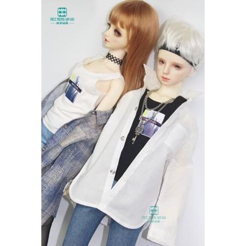 BJD accessories doll clothes for 1/3 BJD DD doll fashion Fashion boyfriend shirt, vest