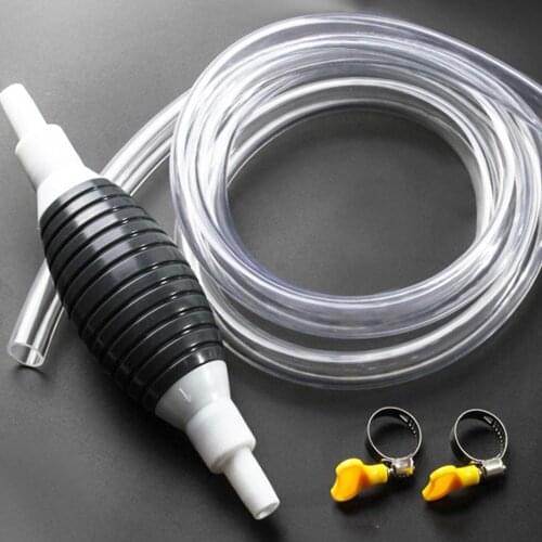 Car Manual Fuel Transfer Pump Hose For Oil Petrol Fuel Water Liquid Transfer