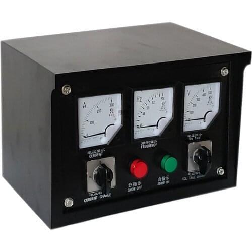FREE SHIPPING Instrument Distribution Box Brushless AC Synchronous Generator Three-Phase 380V Voltage Current Frequency Display