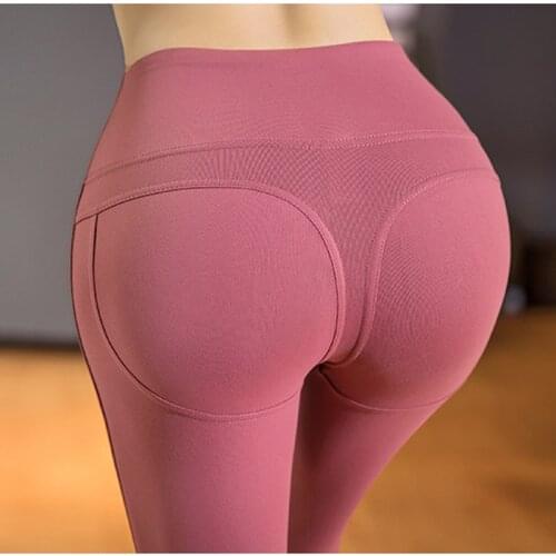 Seamless Yoga Pants Women Push Up Leggings High Waist Elastic Hip Tights Running Sportswear Fitness Pants Wourkout Gym Leggings