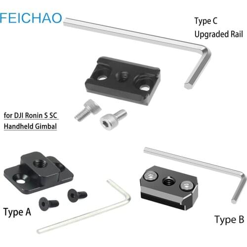 Camera Video Monitor Mounting Plate for Dji Ronin S Replacement Mount M4 to1/4 Screw Adapter Extend Port for Monitor Magic Arm