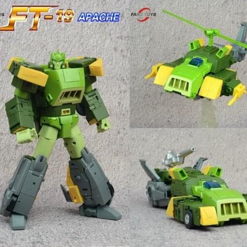 Fanstoys Ft19 Ft-19 Transformation Apache G1 Spring Fans Toys Action Figure