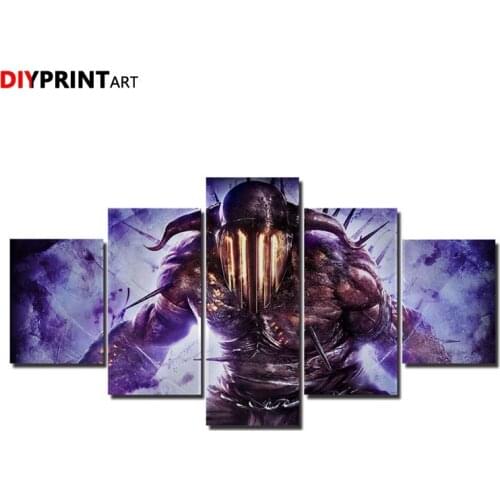 God of War Ascension Hades 5 Pcs/set Canvas Art Print Decorations for Home A1969