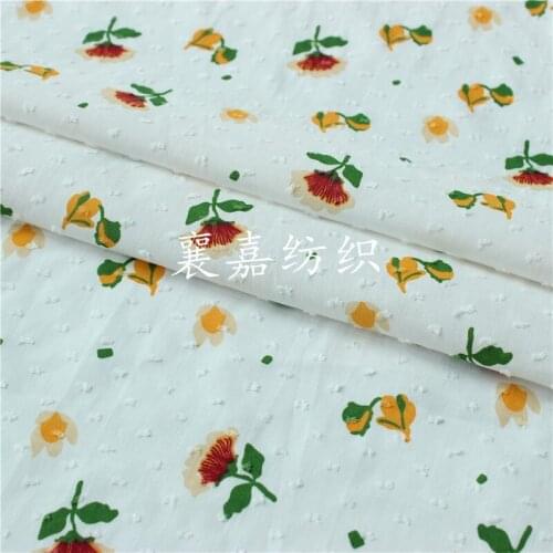 Hipster Floral Cotton Cut Fabric Womens and Childrens Clothing Fabric