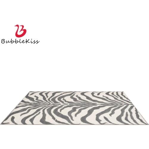 Bubble Kiss Nordic Style Fashion Carpet for Bedroom Tiger Skin Pattern Living Room Decoration Rug Home Customized Sofa Door Mat