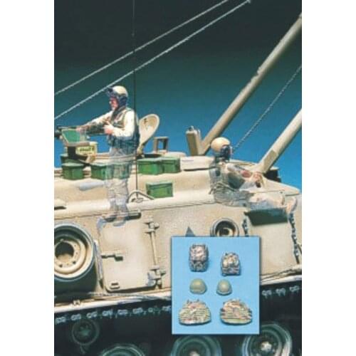 1/35 Scale Unpainted Resin Figure Modern US armored vehicle crew 2 figures(not contain vehicle)
