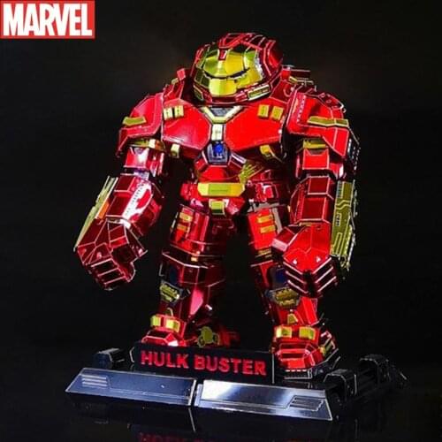 Avengers Iron Man 3d Metal Model Puzzle War Machine Kit Anti-hulk Armor Diy Assemble Jigsaw Collection Model Toys For Childrens