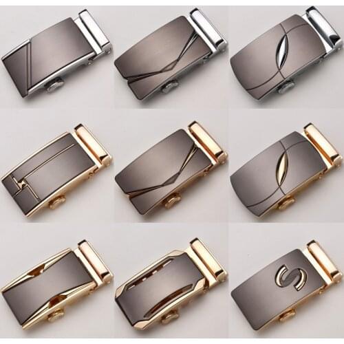 Men Belt Buckle Automatic Buckle Leather Belt Waist Taping Head Mens Trousers Taping Business Casual 3.5cm Alyx Belt Buckles