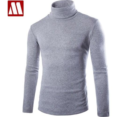 2021 Fall New Mens Knitting Shirt Slim Fit Turtle Neck Knited T Shirts Slim Fit Tops Cardigan Clothings Asia Size S M L XL XXXL