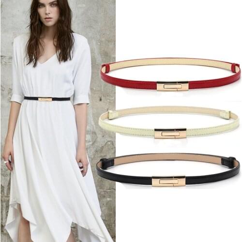 Women Belts for Dress Elegant Adjustable Elastic Female Waist Belts Thin Ladies Belts for Women Waistband