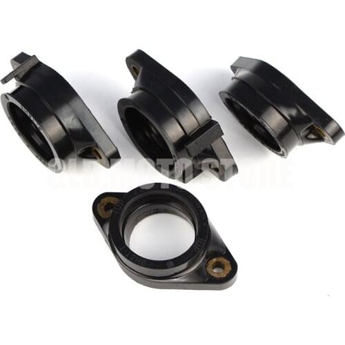 4 Pcs Motorcycle Carburetor Intake Insulator Manifold Interface Boot For Suzuki GSF1250 Bandit 2007-2016 GSX1250 2010-2016