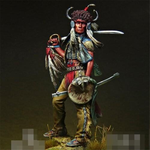 1/24 Scale Model Resin Kit Sudakota Warriors Assembly Models Figure Resin Kit Model Colorless Self-Assembled Toy