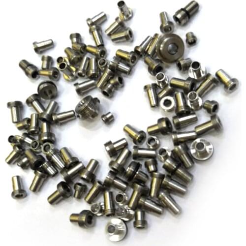100PCS Watch Lock Screw casing Tube Waterproof Spiral bud Tube Kit Watchmaker Tools For RLX Tudor Watch Case Repair Tool Parts