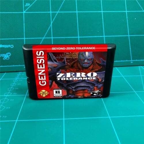 Beyond Zero Tolerance - 16 bit MD Games Cartridge For MegaDrive Genesis console