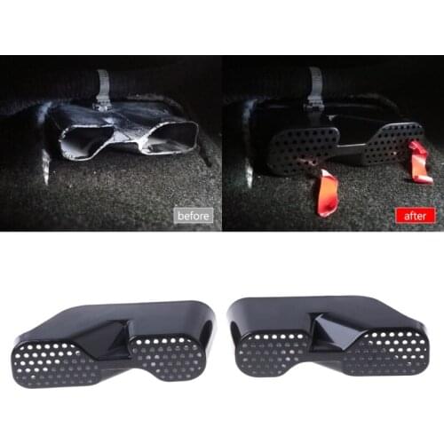 2 Pcs Car Rear Seat Air Condition Vent Outlet Duct Cover For Mazda CX5 2013-2018